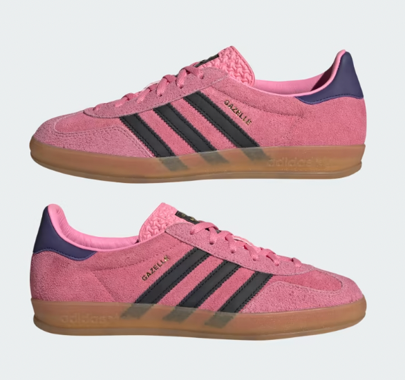 Adidas Originals Gazelle  Bliss Pink / Core Black / Collegiate Purple